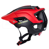 Casco Bicicleta Wolfbase Enduro Rojo/Negro