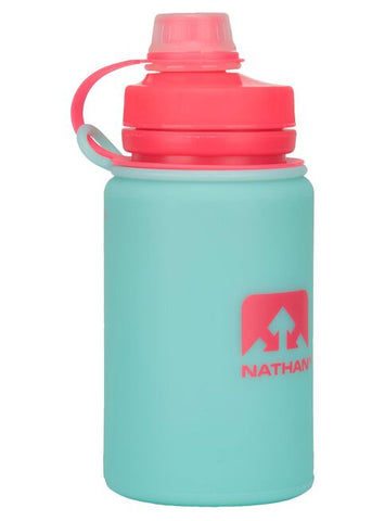 Botella Nathan Flexshot 500mL Unisex Celeste y Rosa