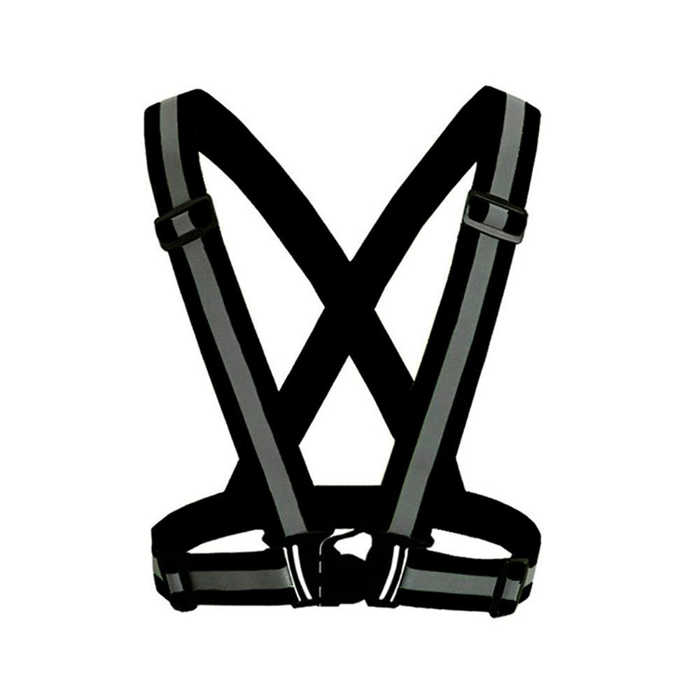 Arnés Reflectante para Ciclismo — Negro
